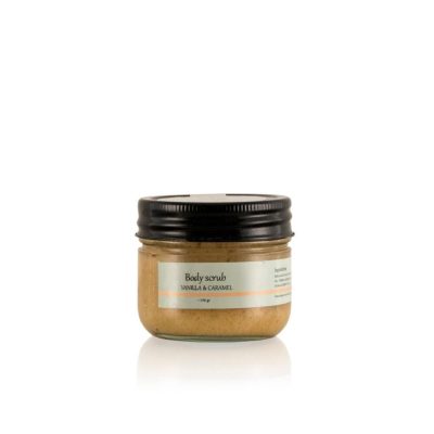 vanila and caramel body scrub-اسکراب بدن وانیل و کارامل